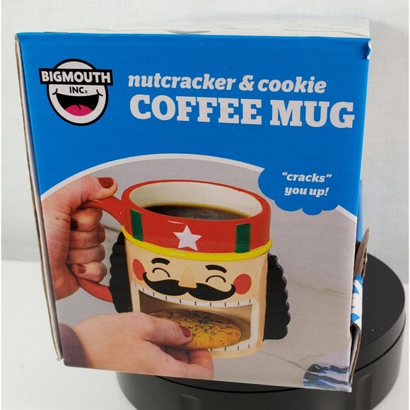 Nutcracker & Cookie Ceramic Mug Cup 10oz Big Mouth Brand New!! - Picture 9 of 11